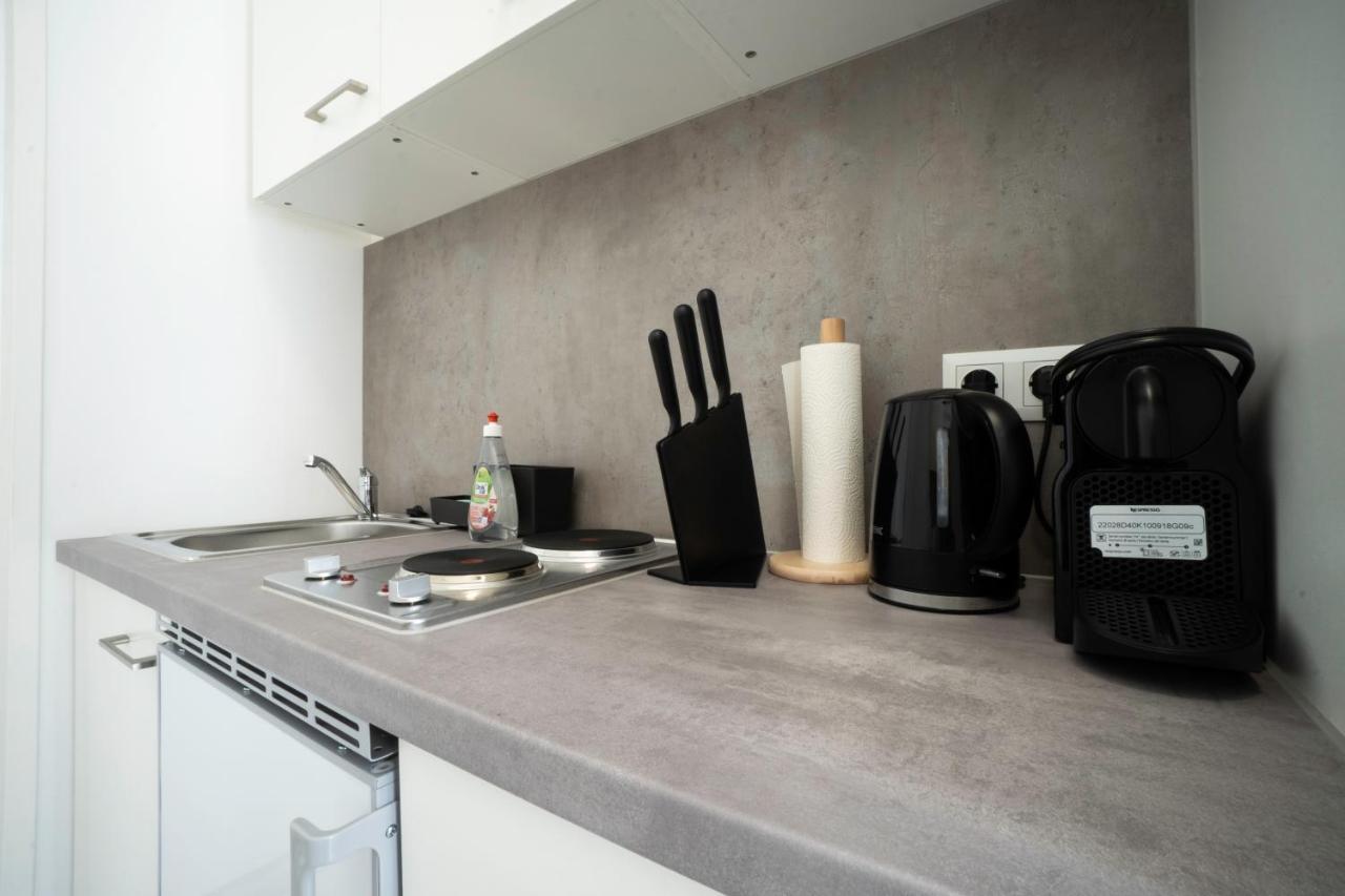Modern 1-Bedroom Apartment Next To Praterstern Vienna Luaran gambar